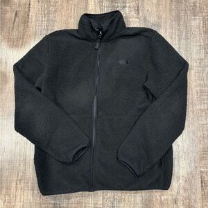 Men’s black The North Face fleece full zip up